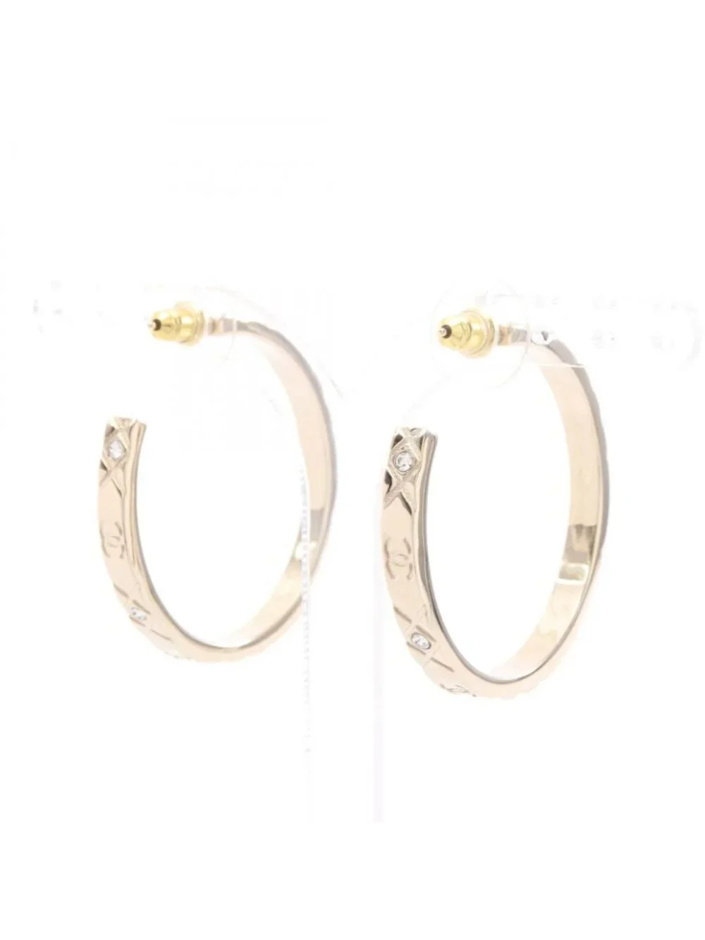 Chanel Single Earring CC Logo Hoop
